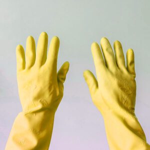 Gummi Handschuhe