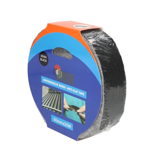 Rutschfestes Antirutschband - Schwarz 50mm x 25m, für sicheren Halt und Schutz