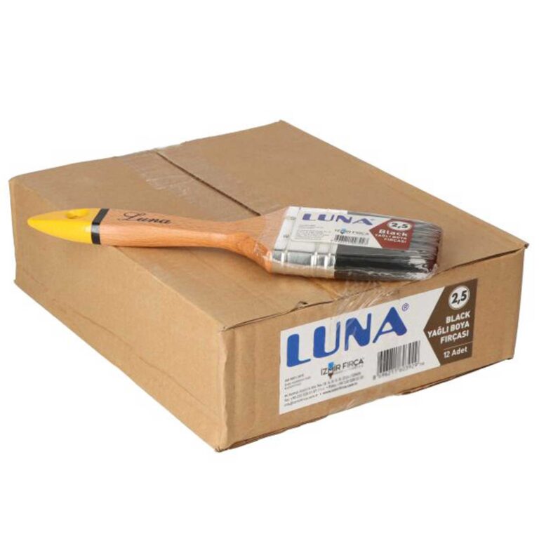 Luna Black Oil Pinsel No.2.5 – Präzisionspinsel für Öl- und Acrylfarben