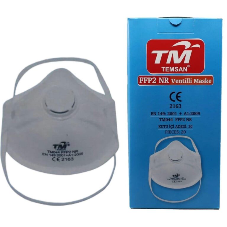 FFP2 Atemschutzmaske mit Ventil - Temsan Schutzmaske, 20er Packung